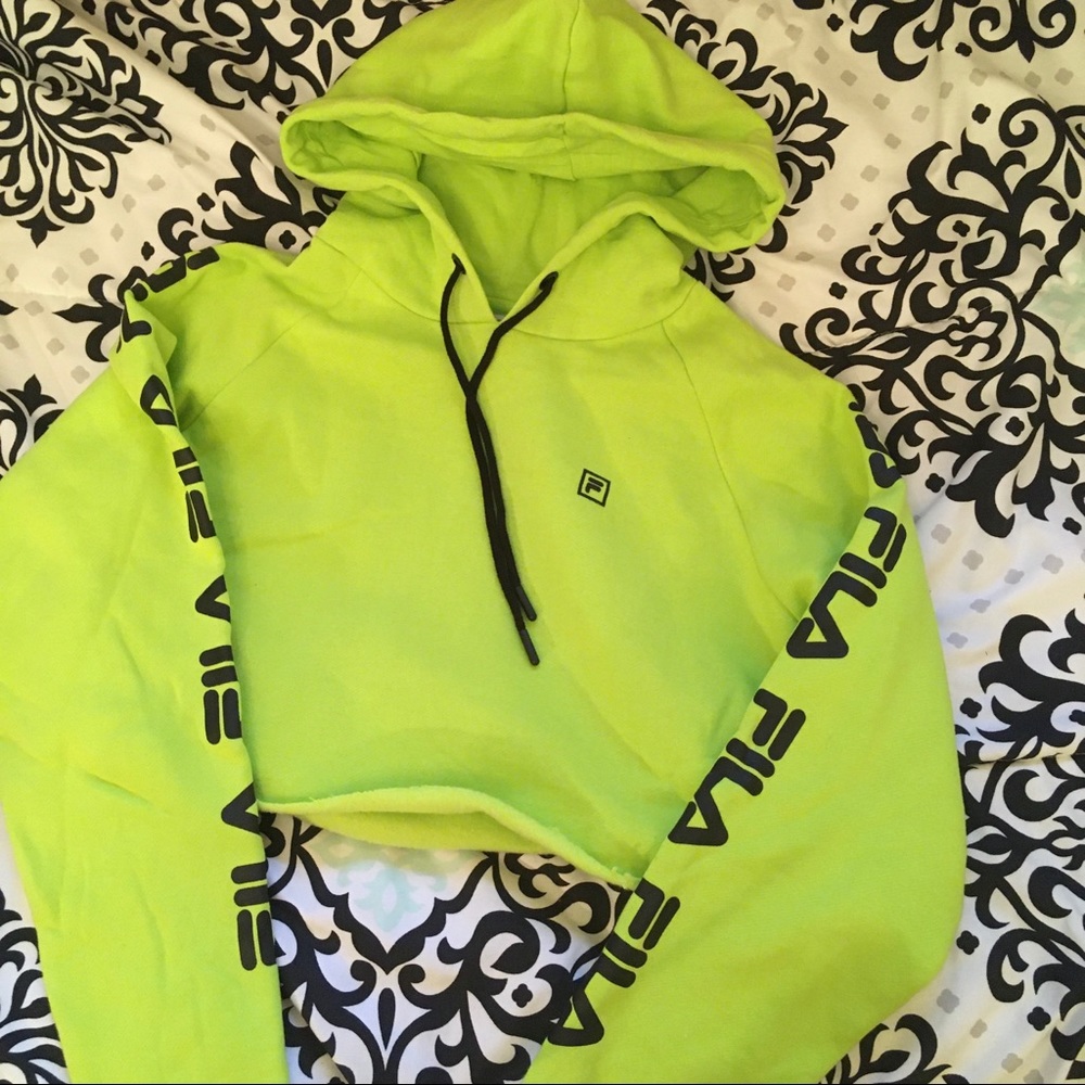 Fila Cropped Hoodie